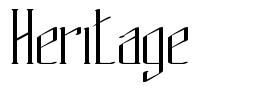 Heritage font