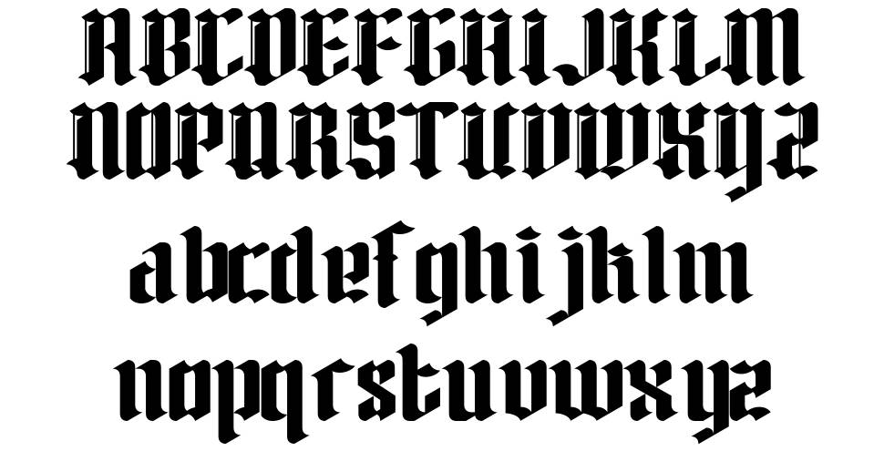 Herkaloya font specimens