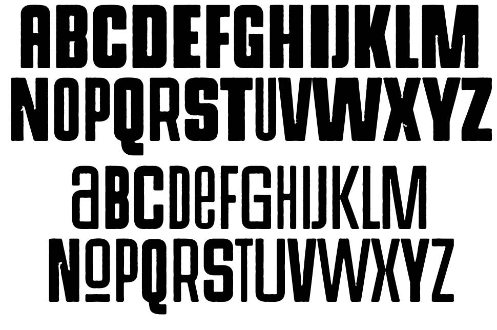 Hermanoalto Unicase 字形 标本