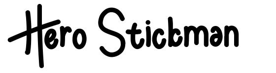 Hero Stickman font