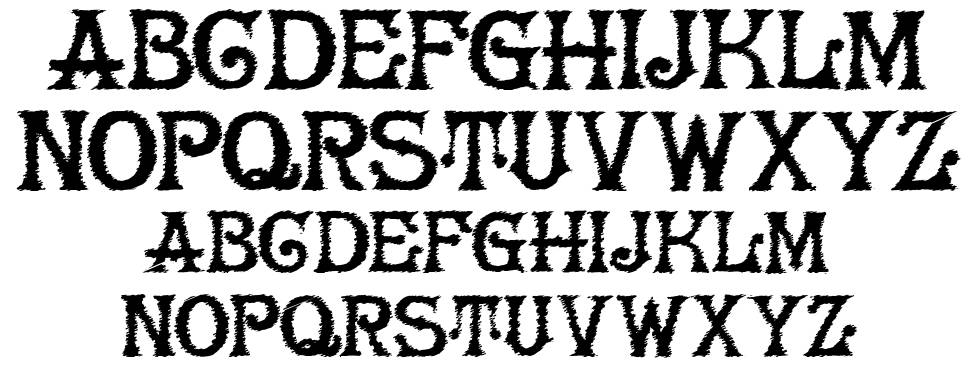 HerrFoch font specimens