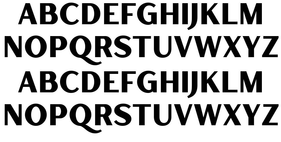 Hertical Sans font Örnekler