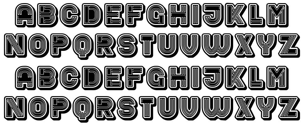 Hertz font specimens
