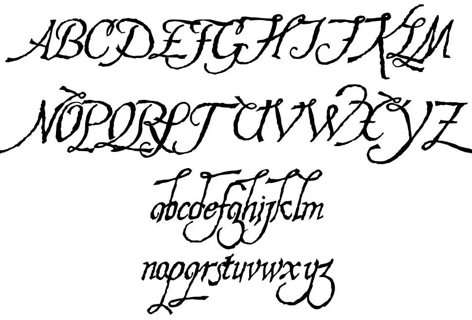 Hesperides font Örnekler