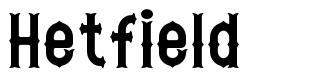 Hetfield font