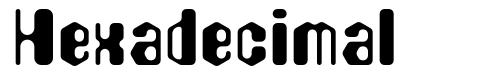 Hexadecimal 字形