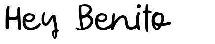 Hey Benito шрифт