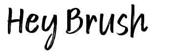 Hey Brush font