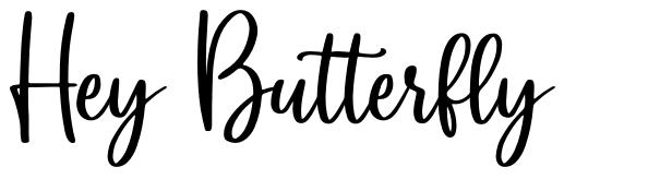 Hey Butterfly шрифт
