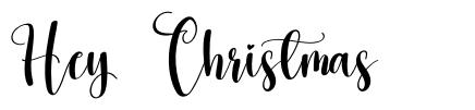 Hey Christmas font