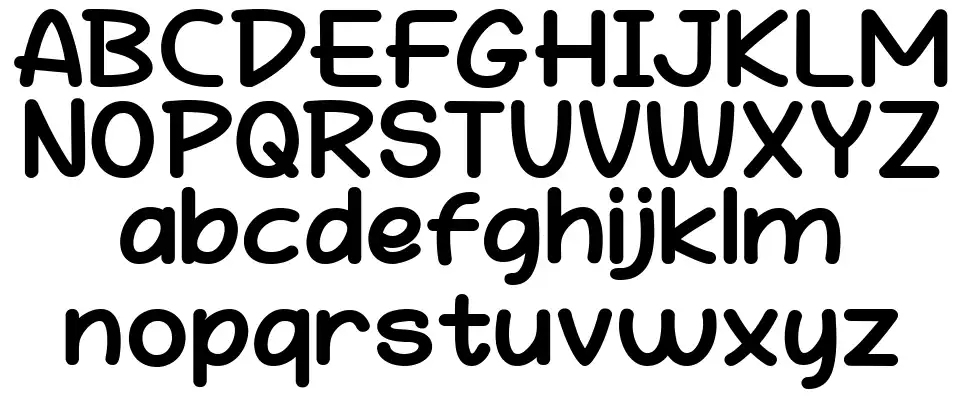 Hey Funfont specimens