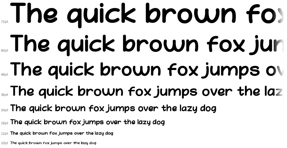 Hey Funfont waterfall