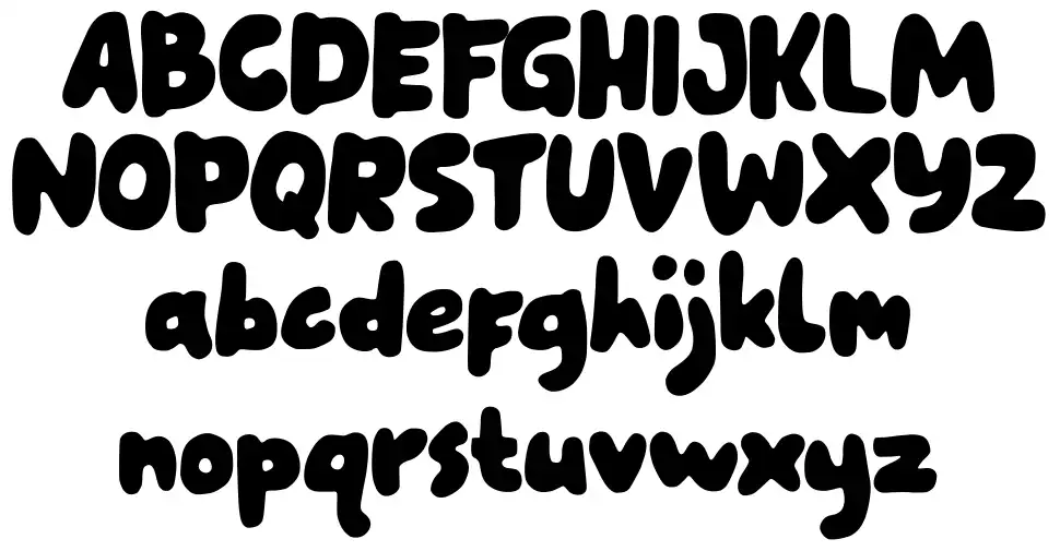 Hey Kidstoon font specimens