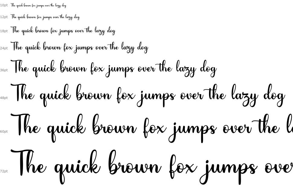 Hey Lover font Waterfall