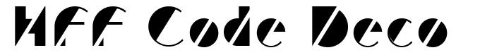 HFF Code Deco font