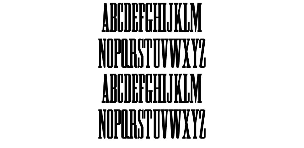 HFF Greek ExCon font specimens