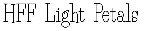 HFF Light Petals шрифт