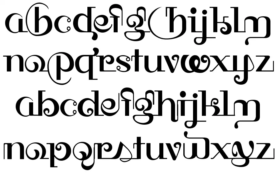 HFF Thai Dyefont specimens