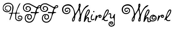 HFF Whirly Whorl шрифт