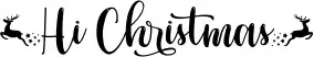 Hi Christmas font