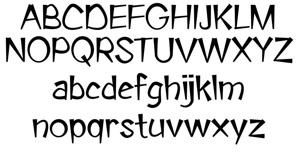 Hiccup font Örnekler