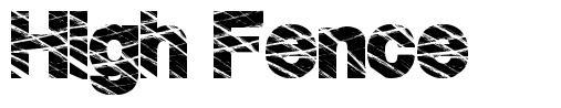 High Fence font