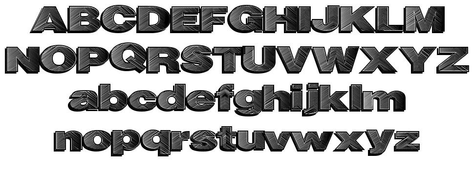 High Level font specimens