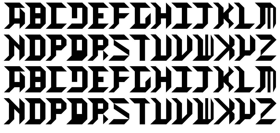 High Orbit font specimens
