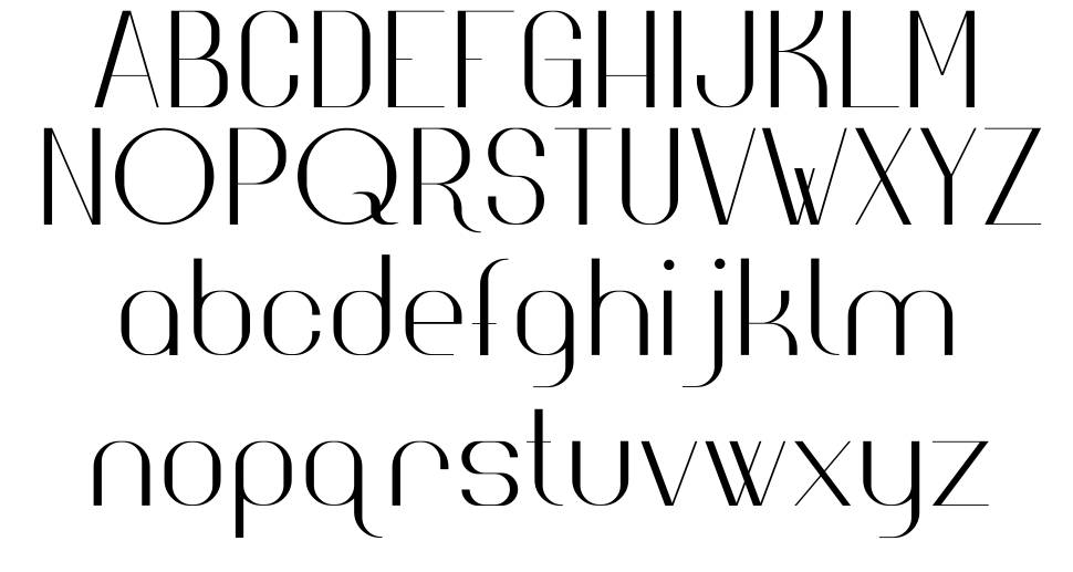 High Society font specimens