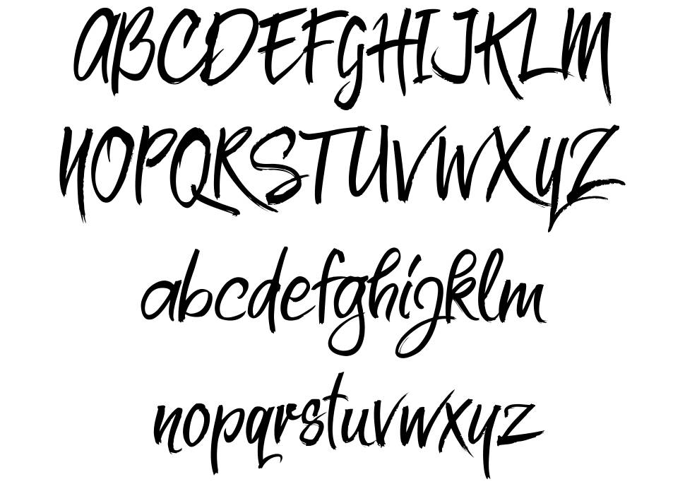 High Sylvester font specimens