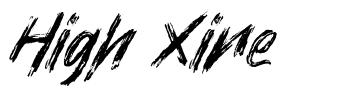 High Xire 字形