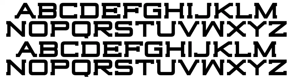 Highjackfont specimens