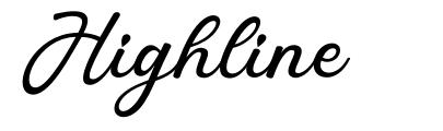 Highline font