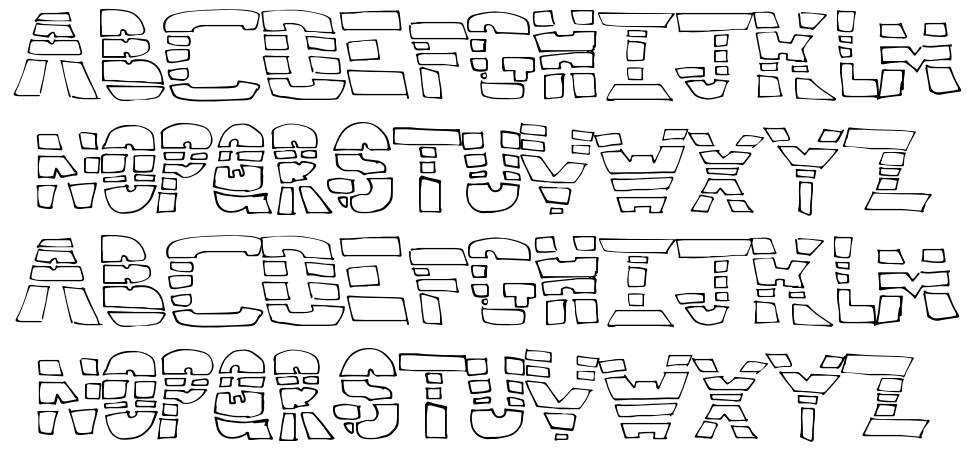 HighMethod font specimens