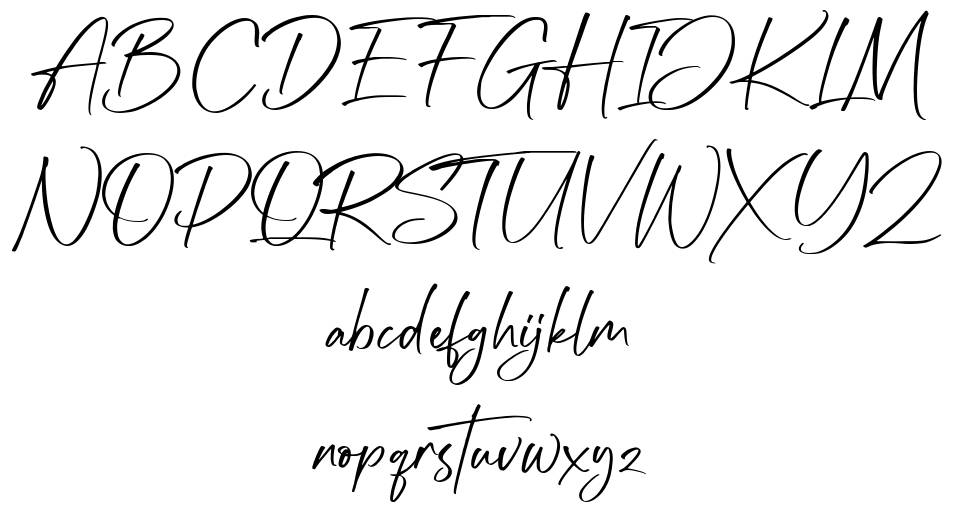 Hightlight font specimens