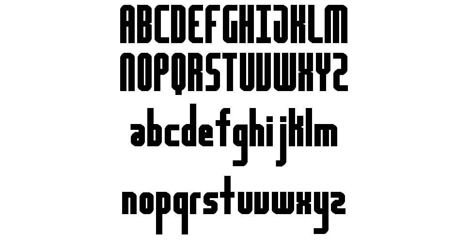 Highway Block Sans font specimens