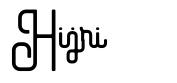 Hijri font