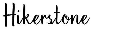 Hikerstone font