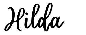Hilda шрифт