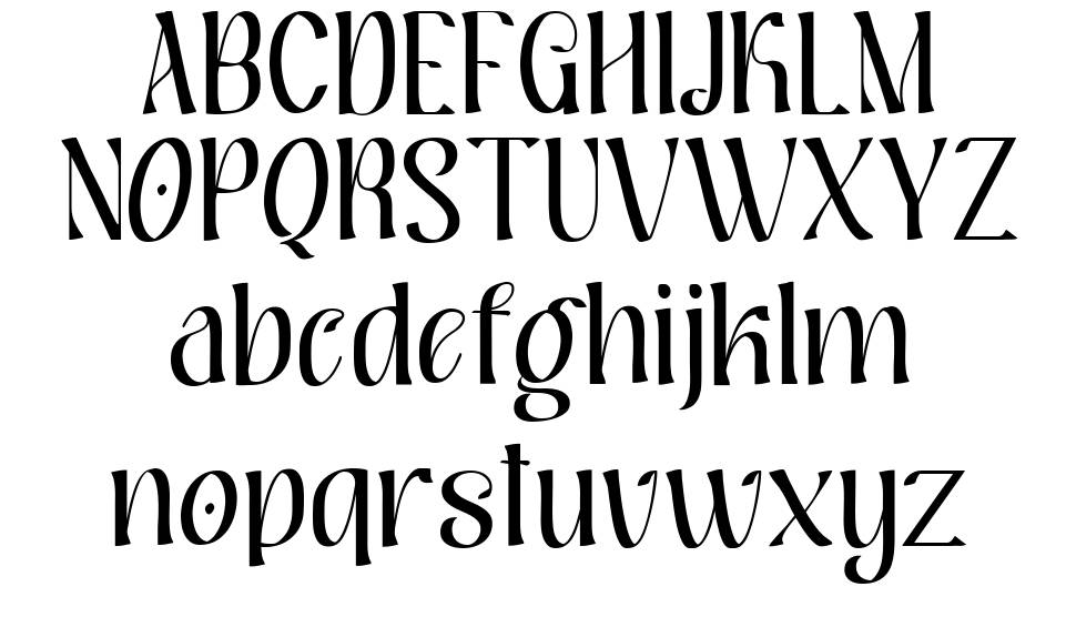 Hildor font specimens