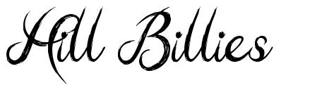Hill Billies písmo