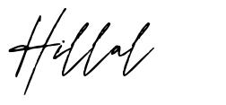 Hillal шрифт