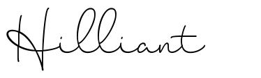 Hilliant font
