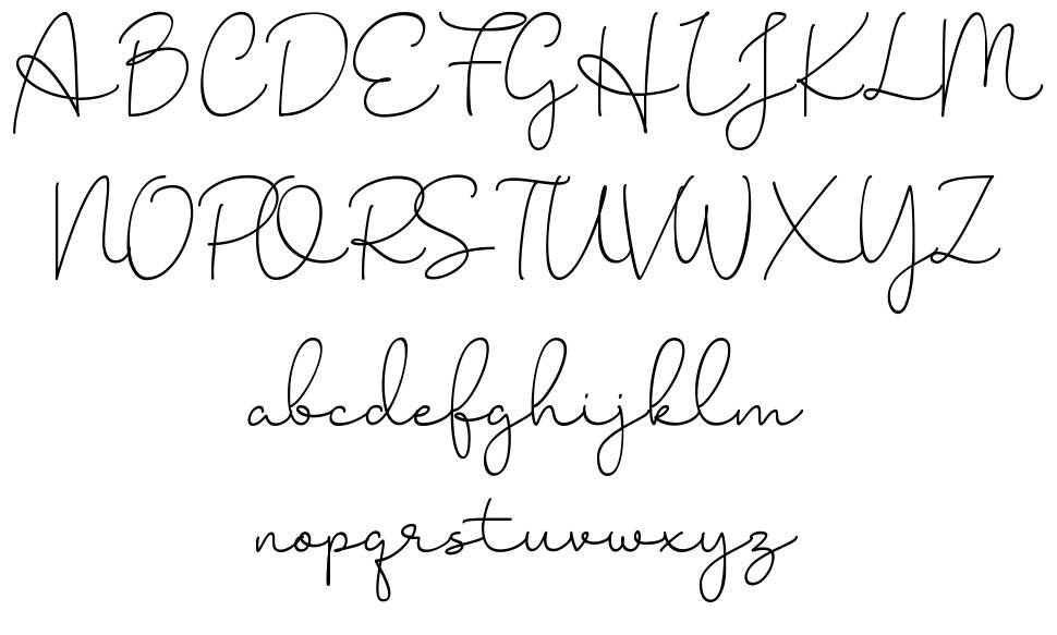 Hilliant font specimens