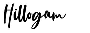 Hillogam шрифт