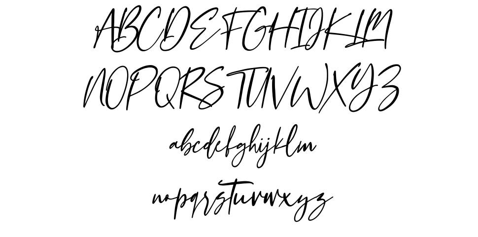 Hillstatic font specimens