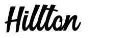 Hillton шрифт