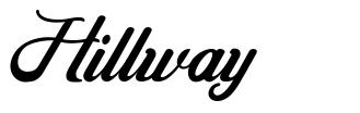 Hillway font