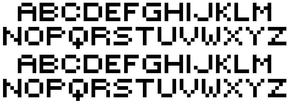 Hilogin font specimens