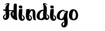 Hindigo 字形